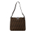 Fendi B Fendi Brown Canvas Fabric Zucca Shoulder Bag Italy