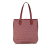 Celine B Celine Red Bordeaux Canvas Fabric Macadam Tote China