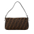 Fendi B Fendi Brown Canvas Fabric Zucca Baguette Italy