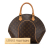 Louis Vuitton B Louis Vuitton Brown Monogram Canvas Canvas Monogram Ellipse MM France