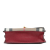 Burberry B Burberry Red Calf Leather House Check Derby Macken Crossbody Bag Italy