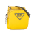 Prada AB Prada Yellow Nylon Fabric Saffiano Trimmed Tessuto Crossbody Italy