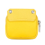 Prada AB Prada Yellow Nylon Fabric Saffiano Trimmed Tessuto Crossbody Italy