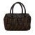 Fendi B Fendi Brown Canvas Fabric Mini Zucca Selleria Linda Italy