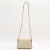 Gucci Interlocking GG Leather Chain Shoulder Bag Beige