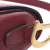 Christian Dior B Dior Red Bordeaux Calf Leather Medium Saddle Italy