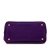 Prada B Prada Purple Canvas Fabric Small Canapa Logo Satchel Italy