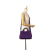 Prada B Prada Purple Canvas Fabric Small Canapa Logo Satchel Italy