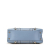 Prada B Prada Blue Light Blue Saffiano Leather Medium Studded Pyramid Top Handle Bag Italy