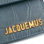 Jacquemus B Jacquemus Blue Suede Leather Mini Croc Embossed Le Chiquito Spain