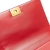 Chanel AB Chanel Red Lambskin Leather Leather Large Lambskin Boy Flap Italy