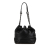 Chanel AB Chanel Black Calf Leather CC Lambskin Bucket Bag Italy