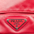 Prada AB Prada Red Nylon Fabric Tessuto Tissue Holder Italy