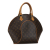 Louis Vuitton B Louis Vuitton Brown Monogram Canvas Canvas Monogram Ellipse MM France