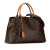 Louis Vuitton B Louis Vuitton Brown Monogram Canvas Canvas Monogram Montaigne MM Spain