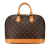 Louis Vuitton B Louis Vuitton Brown Monogram Canvas Canvas Monogram Alma PM France