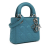 Christian Dior AB Dior Blue Aqua Lambskin Leather Leather Mini Lambskin Cannage Lady Dior Italy