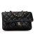 Chanel AB Chanel Black Caviar Leather Leather Nylon Graffiti Foldable Shopping Tote in Caviar Flap Italy