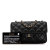 Chanel AB Chanel Black Caviar Leather Leather Nylon Graffiti Foldable Shopping Tote in Caviar Flap Italy