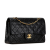 Chanel B Chanel Black Lambskin Leather Leather Medium Classic Lambskin Double Flap France