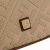 Fendi AB Fendi Brown Beige Canvas Fabric Zucca Embroidered Baguette Satchel Italy