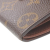 Louis Vuitton AB Louis Vuitton Brown Monogram Canvas Canvas Monogram Porte-Monnaie Plat Coin Purse France