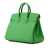 Hermès AB Hermès Green Calf Leather Swift Birkin Retourne 25 France