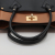 Louis Vuitton On My Side MM Monogram Sides Leather 2-Ways Tote Bag Black