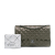 Chanel AB Chanel Gray Caviar Leather Leather Medium Classic Metallic Caviar Double Flap France