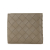 Bottega Veneta AB Bottega Veneta Brown Beige Calf Leather Intrecciato Bifold Wallet Italy