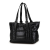 Bottega Veneta AB Bottega Veneta Black Nylon Fabric Intrecciato Spinnaker Tote Italy