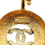 Chanel B Chanel Gold Gold Plated Metal CC Round Pendant Necklace France