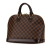 Louis Vuitton B Louis Vuitton Brown Damier Canvas Canvas Damier Ebene Alma PM France