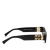 Miu Miu B Miu Miu Black N/a Plastic Round Tinted Sunglasses Italy