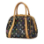 Louis Vuitton B Louis Vuitton Black Monogram Multicolore Canvas Canvas Monogram Multicolore Priscilla France