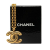 Chanel B Chanel Gold Gold Plated Metal Quilted CC Pendant Necklace France