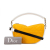 Christian Dior AB Dior Yellow Lambskin Leather Leather Small Lambskin Cannage Dior Vibe Hobo Italy