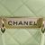 Chanel AB Chanel Green Light Green Lambskin Leather Leather Lambskin Trendy CC Vanity Case Italy