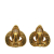 Chanel B Chanel Gold Gold Plated Metal Heart Earrings France