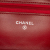 Chanel AB Chanel Red Lambskin Leather Leather Classic Lambskin Wallet on Chain France