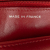 Chanel AB Chanel Red Lambskin Leather Leather Classic Lambskin Wallet on Chain France