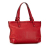 Gucci B Gucci Red Calf Leather Small Diamante Craft Tote Italy