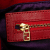 Fendi B Fendi Red Suede Leather Mamma Forever Italy