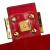 Fendi B Fendi Red Suede Leather Mamma Forever Italy