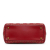 Christian Dior AB Dior Red Lambskin Leather Leather Medium Lambskin Cannage Studded Supple Lady Dior Italy