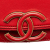 Chanel B Chanel Red Calf Leather Medium skin Coco Curve Flap Italy