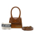 Jacquemus A Jacquemus Brown Patent Leather Leather Patent Le Chiquito Mini Bag Spain