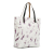 Marni AB Marni White Coated Canvas Fabric Printed Tote Bag Italy