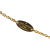 Louis Vuitton AB Louis Vuitton Gold Gold Plated Metal Essential V Necklace Italy