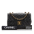 Chanel B Chanel Black Lambskin Leather Leather Jumbo XL Classic Lambskin Single Flap France